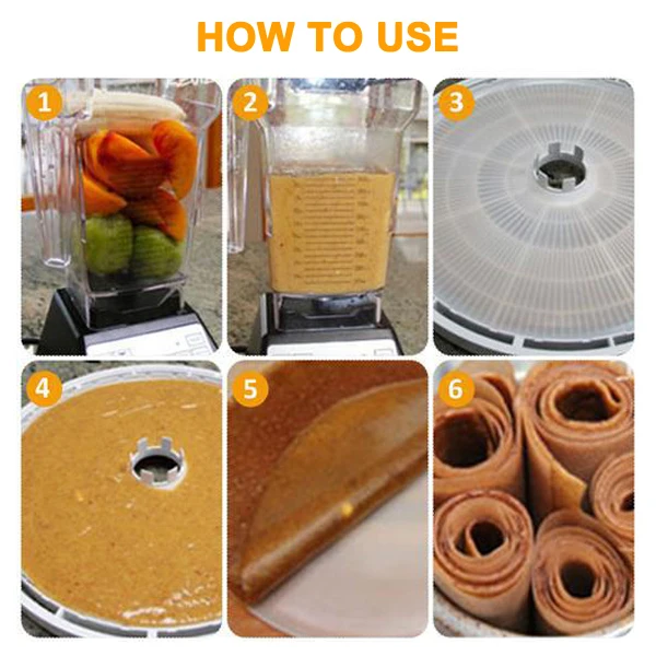 Electric Food Dehydrator Fruit Drying Machine Dryer Sheets Accessories Water Tray xqmg Storage Trays Kitchen Organization Home 5