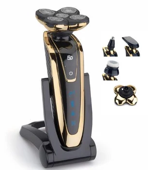 

Free Shipping 5d Rechargeable Electric Shaver Whole Body Washing Floating Head Shaving Machine For Men Waterproof Electric Razor