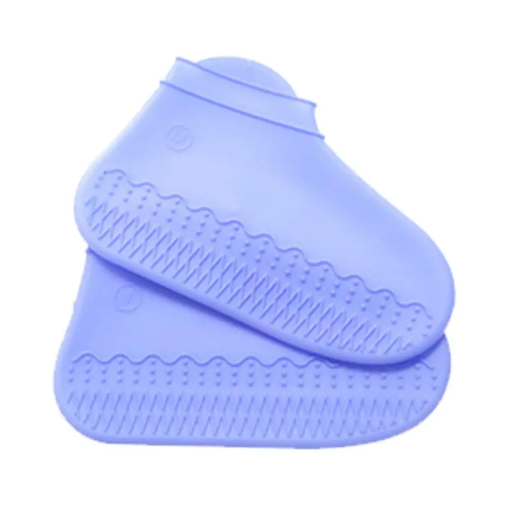 

1Pair Silicone Rain Boots Transparent Non-Slip Rainproof Suit Waterproof Shoe Cover Home Dust-proof Shoes Boots Storage Bag L*5