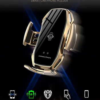 

A5 10W Smart Sensor Car IR Wireless Charger Phone Holder Stand AI Smart for Android iPhone
