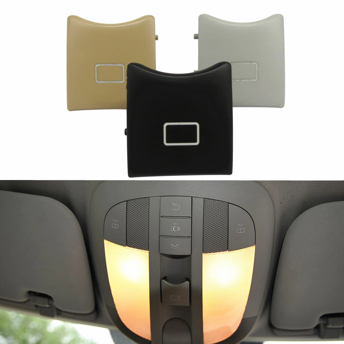 Sunroof Window ABS Button Light Control Panel Switch For Mercedes Benz W164 W251