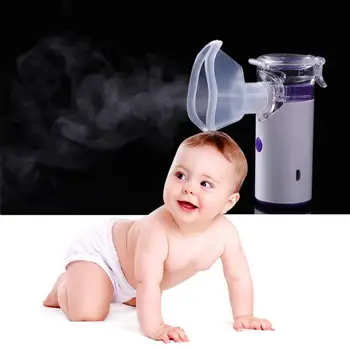 

Handheld Mesh Mini Nebulizer Adult Kids Ultrasonic Medical Inhaler Humidifier Practical Operation Simple Conveninently