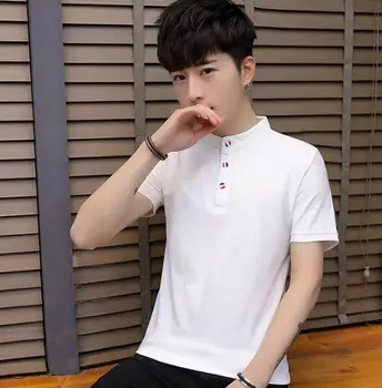 

2020 summer New popular style men short sleeve T-shirt grey black