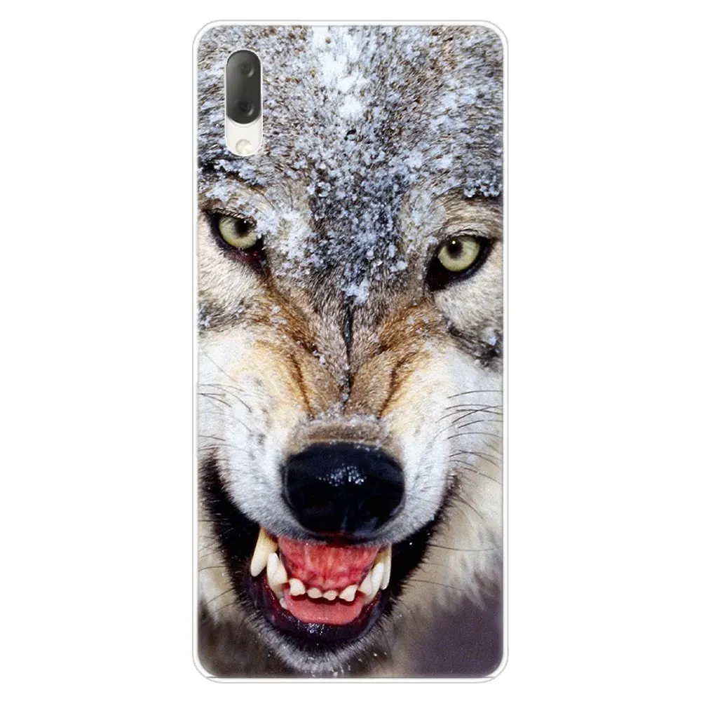 Животных "Волк" модная жесткий чехол для Sony Xperia L1 L2 L3 X XA XA1 XA2 XA3 ультра 10 плюс E5 XZ XZ1 XZ2 компактный XZ3 XZ5 2 20 крышка