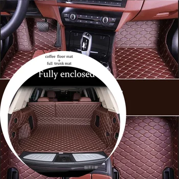 

Custom car trunk mat and floor mat Set for VOLKSWAGEN all model Bora Polo Golf CC Passat B5 B6 B7 B8 Touran Tiguan Toureg Amaron