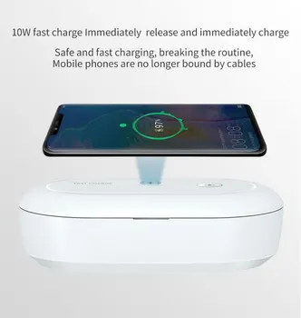 

Mobile Phone UV Light Cleaning Box Cellphone Wireless Charger Aroma Diffuser UV Lamp Portable Case