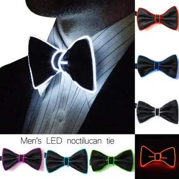 

LED Necktie Men Gentleman Fashion Bow Tie Accessories Flashing