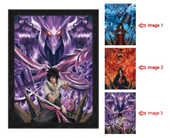 

3D Lenticular Flip Picture Itachi/sasuke/Madara NARUTO Poster 3d Lenticular Poster Naruto Artwork 3d Stickers 3D Print Painting
