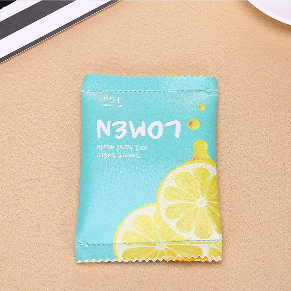 Wallet Female Zipper Wallets Girls Multiple Styl Creative Candy Snacks Coin Purse PU Leather Zipper Ladies Handbags Carteira 815