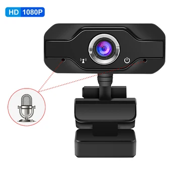 

HD Webcam Mini Computer PC WebCamera USB Driverless Built-in Dual Microphones For Live Transmission Video Call Work Conference