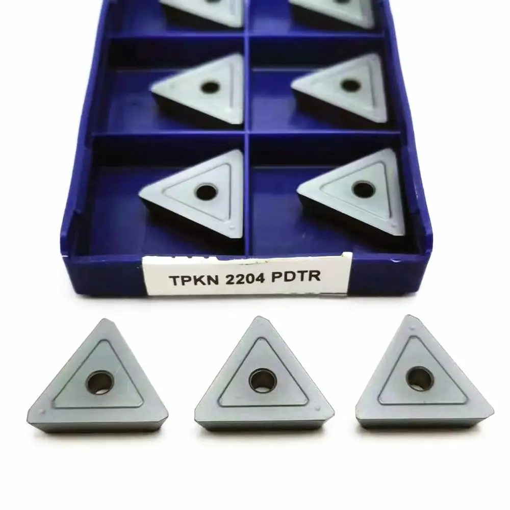 

Carbide insert TPKN2204 PDTR LT30 high quality triangular outer metal turning insert CNC machine parts lathe tool milling tools