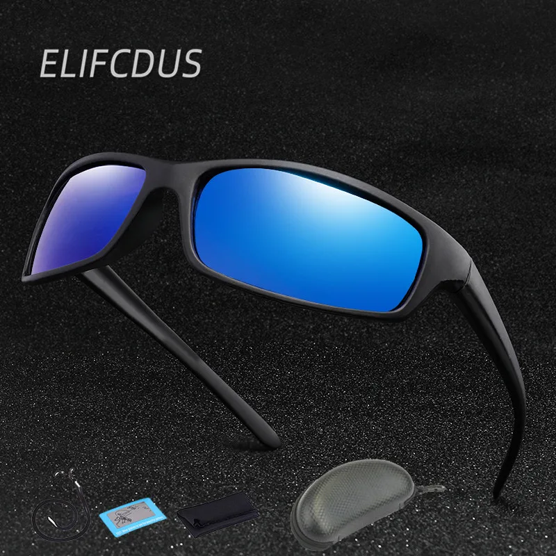 Бренд ELIFCDUS унисекс Ретро стиль поляризационные солнцезащитные очки для мужчин и