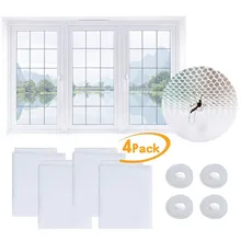 DIY оконный экран летняя противомоскитная сетка для окна Невидимая сетка из стеклопластика с волшебной наклейкой