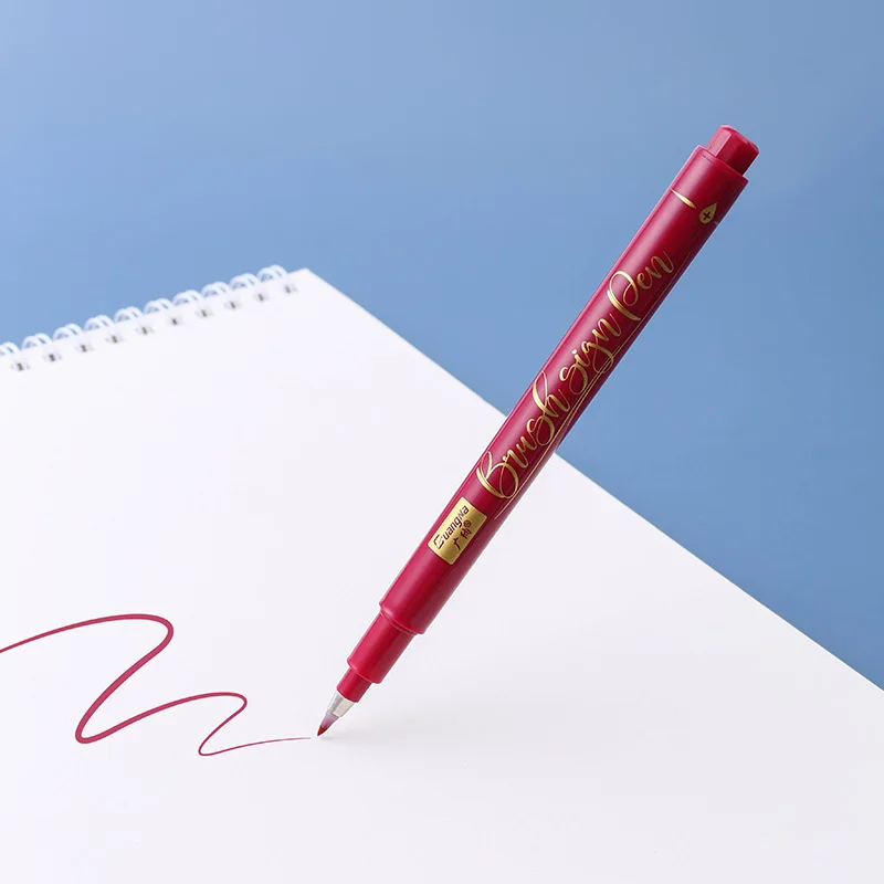 12-Colors-Calligraphy-Pen-Hand-Lettering-Pens-Brush-Refill-Lettering-Pens-Markers-for-Writing-Drawing-Black (2)