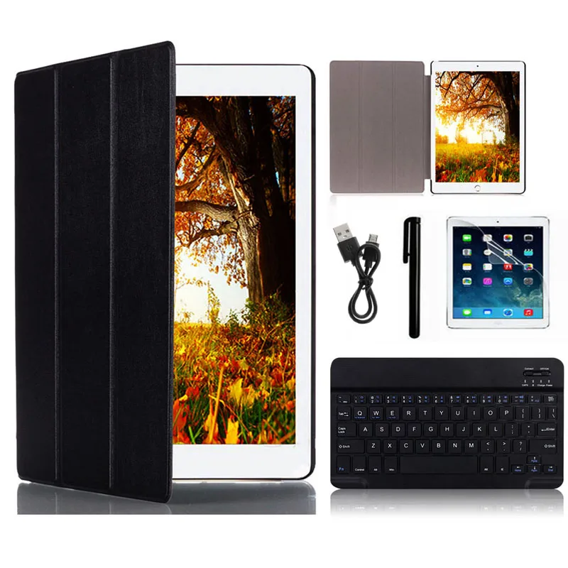 Чехол из искусственной кожи USB Bluetooth беспроводная клавиатура для Apple iPad Pro 12,9"