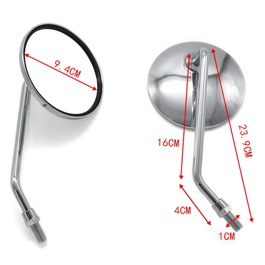 Motorcycle Rearview Mirror Side Mirror For Suzuki A100 GT380 GT250