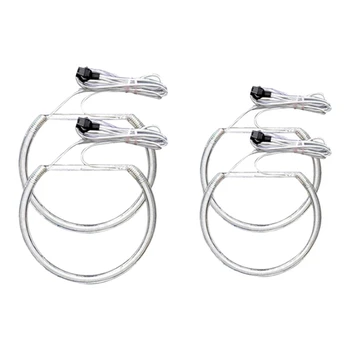 

4X Angel Eyes CCFL LED parking light rings Xenon lamp for BMW E46 Coupe Sedan Violet