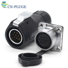 XHP20, IP67 10 pin водонепроницаемый светодиодный разъем, авиационный автомобильный разъем, 20 мм Панельное крепление, штекер, гнездо