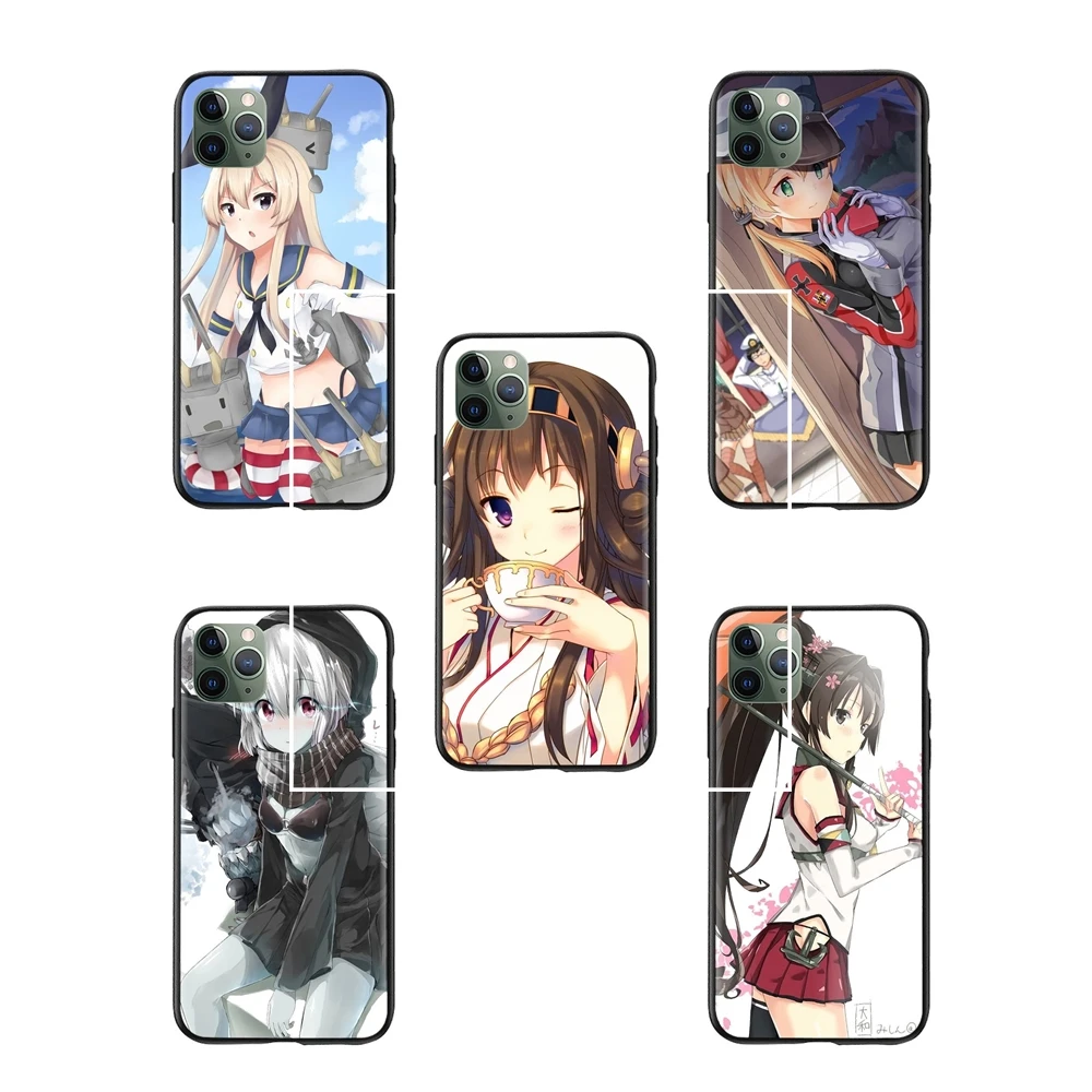 ほとんど人気 Kancolle 映画アニメデスクトップ壁紙プラスチック電話のカバーのため X 11 11pro 最大 フィットケース Aliexpress