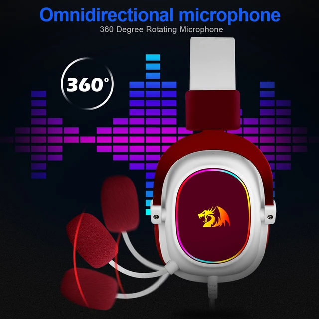 REDRAGON ZEUS X H510 RGB Gaming USB Headphone Noise cancelling, 7.1 Surround 2