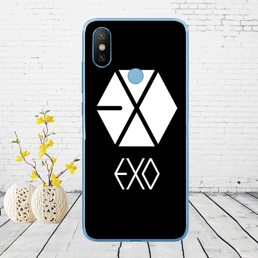 132DD Kpop exo Lucky one Мягкий силиконовый чехол для Xiao mi Red mi 6 6a mi 8 a2 lite note 5 6 pro 7 Case - Цвет: 9