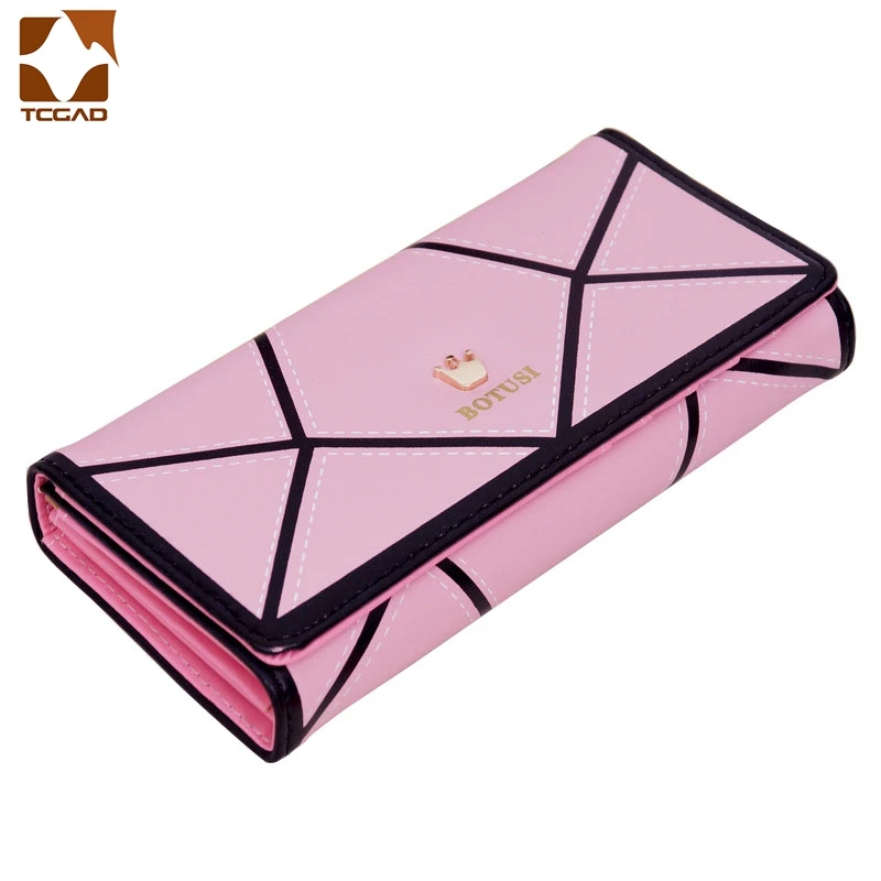 Phone Wallet Clutch Ladies Purse Monedas Womens Luxury Patchwork Carteiras Long Fashion