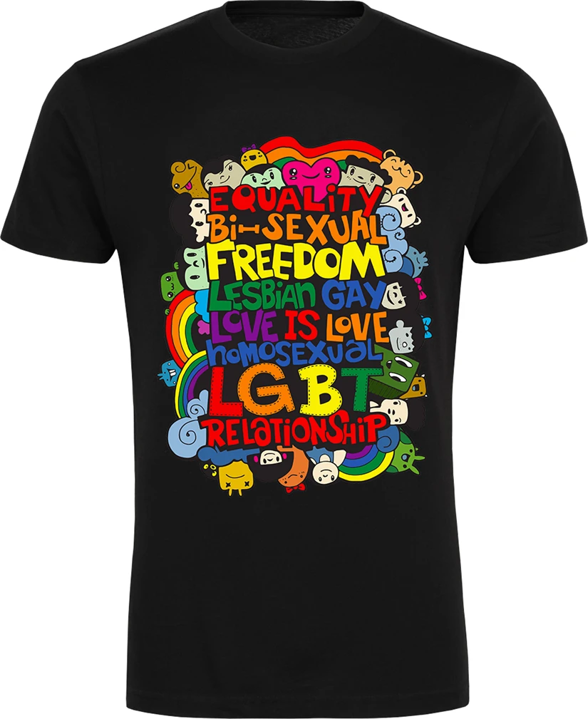 Love Is Радужная Футболка-Pride Bi lesbies Транс Lgbtq Peace Gay Унисекс Мужская и женская