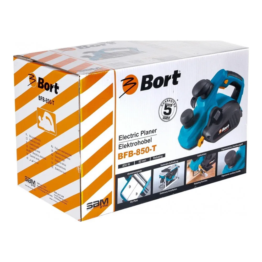 Электрорубанок Bort BFB 850 T 232199|Электрорубанки| |
