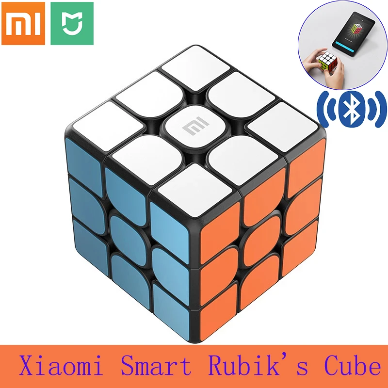 Xiaomi Smart Mi Magic Cube Mijia Smart Rubik's Cube Work with Mijia APP Timing Bluetooth Connect Racing Structure For Kids Gifts