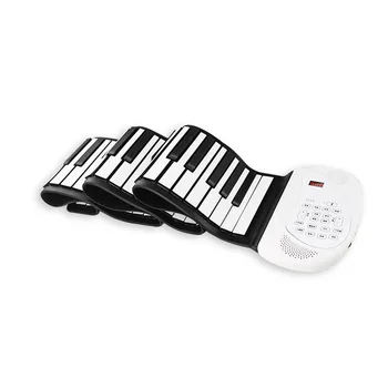 

Soft-Keyboard Portable Electronic Music Instrument Hand Roll Piano Keyboard Kid Adult Toy 88 Keys Bluetooth Microphone Beginner