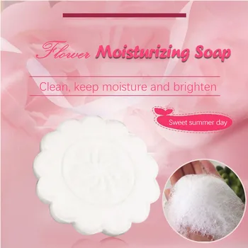 

Moisturizing Soap Rose essence Aromatic Moisturizing Skin Soap Plant Extract Mild Delicate Keep Moist Skin Care Soap Roses