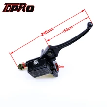 TDPRO Front Right 22mm Handlebar Hydraulic Brake Master Cylinder Lever Fit GY6 50cc to 150cc Scooter Suzuki Yamaha Pit/Dirt Bike