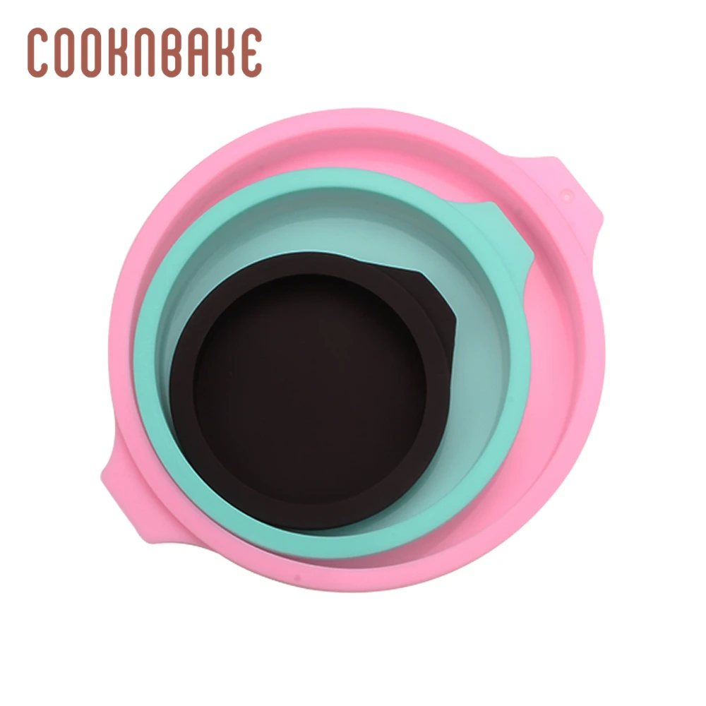COOKNBAKE, силиконовая форма для торта, радужные торты, хлеб, выпечка, инструмент для выпечки, круглый противень для пиццы, сердце, украшение торта, инструмент, сделай сам, день рождения