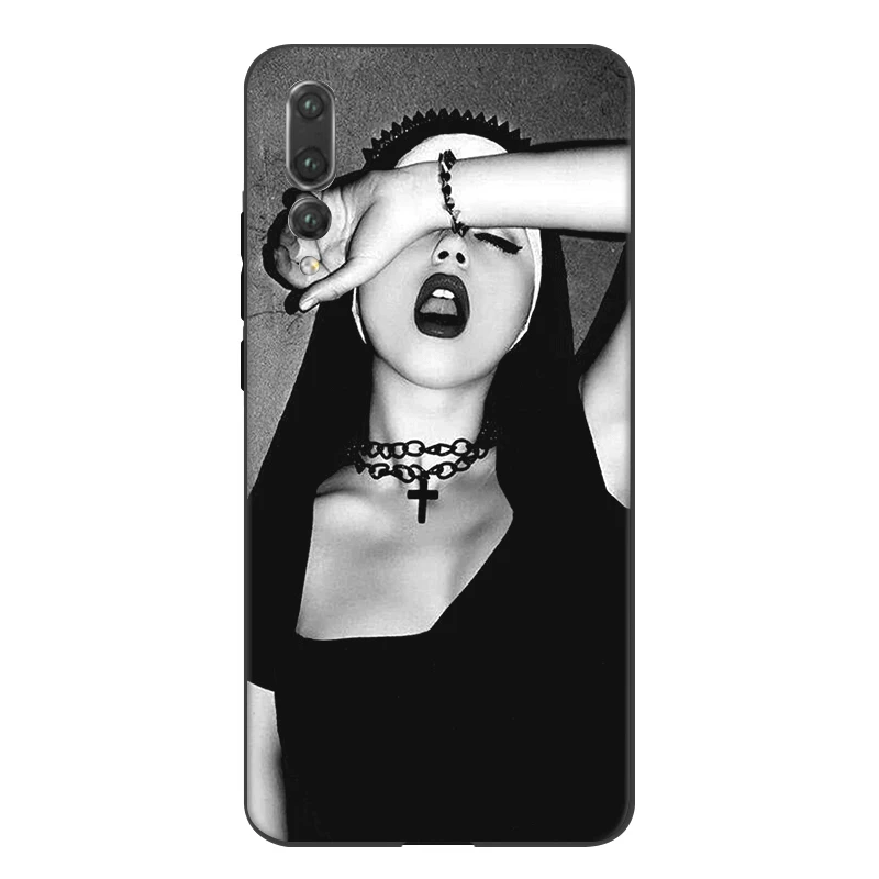 Мобильный Силиконовый чехол для телефона для Honor Note 10 View 20 6A 7A 7C 7X8 8X 8C 9X9 Lite Pro Cover Funny Sister Nun сексуальная сумка для девочек - Цвет: B9