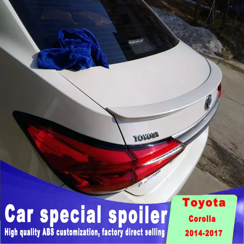 Профессиональный заводской Высококачественный новый спойлер corolla D mode 2014 2017 для