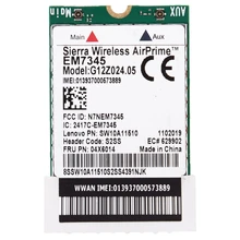 GOBI5000 EM7345 LTE FRU 00JT511 ThinkPad 10 планшет TP 10 WWAN HSPA+ 42 Мбит/с 4G модуль NGFF