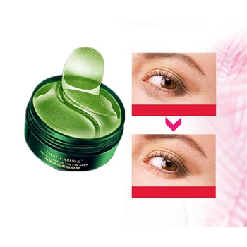 

Moisturizing Seaweed Essence Eye Masks Anti-Aging Snail Cream Anti-Puffiness Dark Circle Removing Green Tea Eye Patches 60Pcs