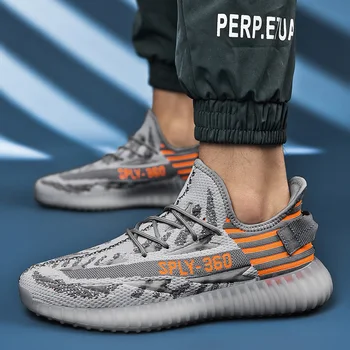 

2020 summer new men's shoes running shoes breathable luminous popcorn coconut mesh casual sports shoes men