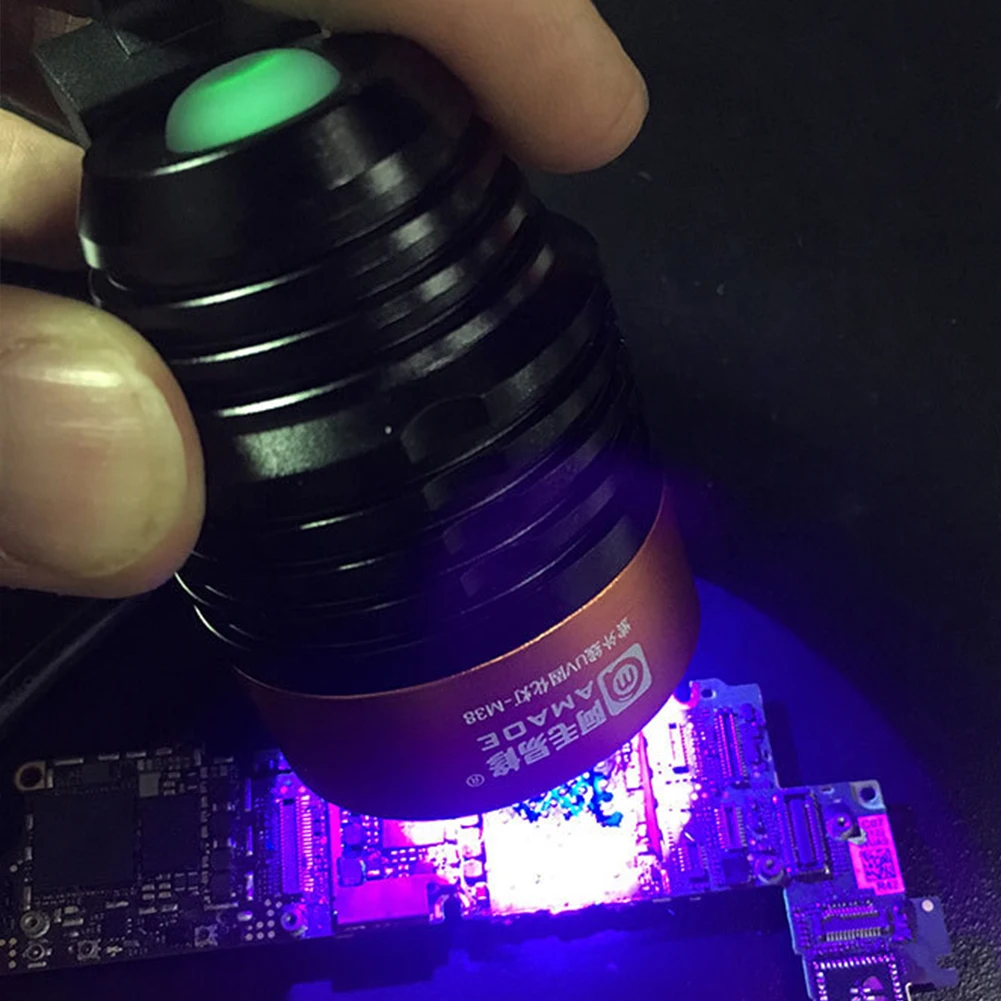 

UV Curing Light Mainboard Tool Glue Maintenance Aluminium Alloy Phone Repair Flash Adhesive USB Head Multipurpose Portable Lamp