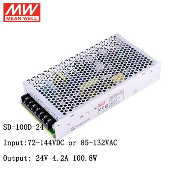 

MEAN WELL SD-100D-24 72~144VDC to 24V DC 100W DC-DC Converter Switching Power Supply 110V to 24V 4.2A Converter Transformer