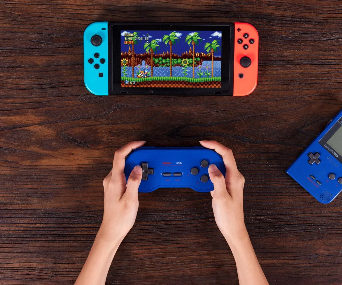 8bitdo SN30 Беспроводной Bluetooth контроллер цвета радуги Поддержка nintendo переключатель Android MacOS геймпад