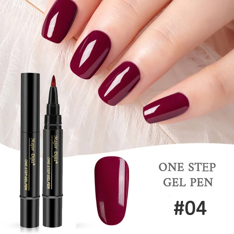 Nusx One Step Gel Polish Pen UV LED Soak Off Lacquer Manicure 3 In 1 Nail 5