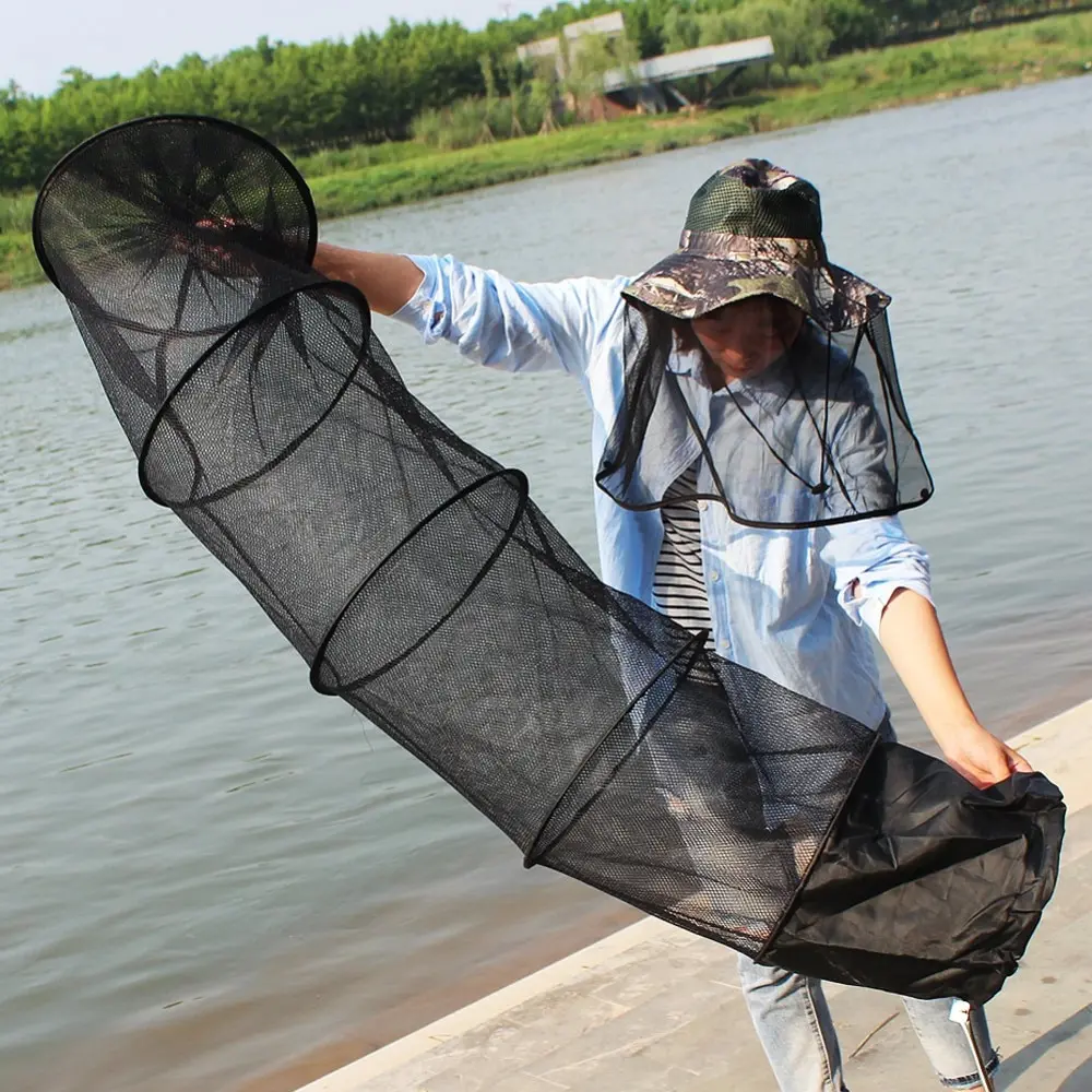 5-Layers Collapsible Fishing Cage Fishing Net Accessories