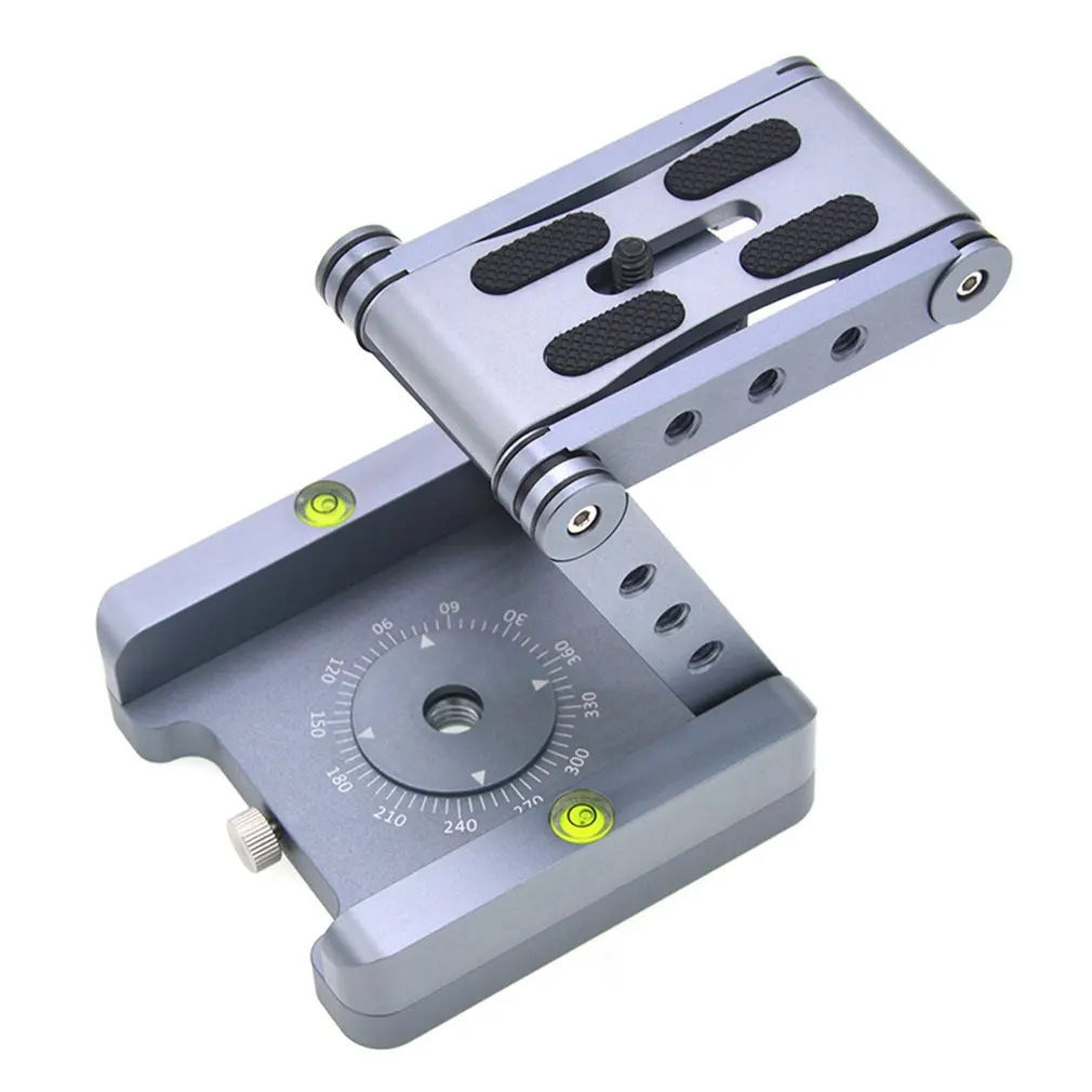 

360 Degree Rotating Folding Tripod Head Camera Z Flex Tilt Head With Quick Release Plate Stand Holder For DSLR Camera