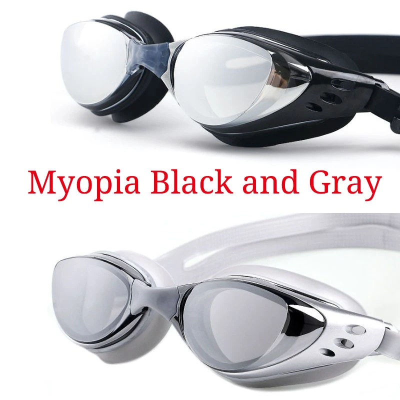 Myopia Swimming Goggles Men Women Prescription Optical Swim Pool Eyewear  Anti Fog Professional Swimming Glasses Waterproof Set - Swim Eyewear -  AliExpress