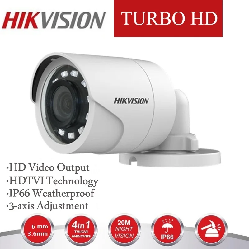 Камера видеонаблюдения Hikvision HD 4 шт. 8 каналов 2 МП в 1|Система наблюдения| |