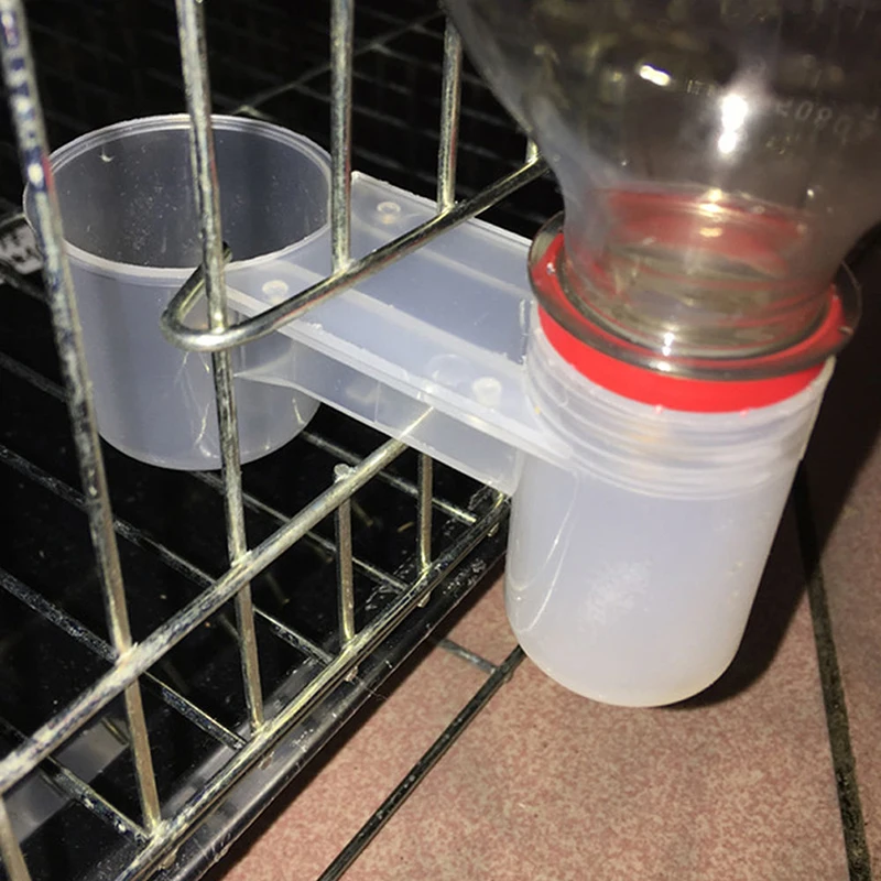 Кормушка для птиц фермерское оборудование попугай поилка для птиц практичная пластиковая водная поилка чаша для голубей Фидер водонагреватель зажим