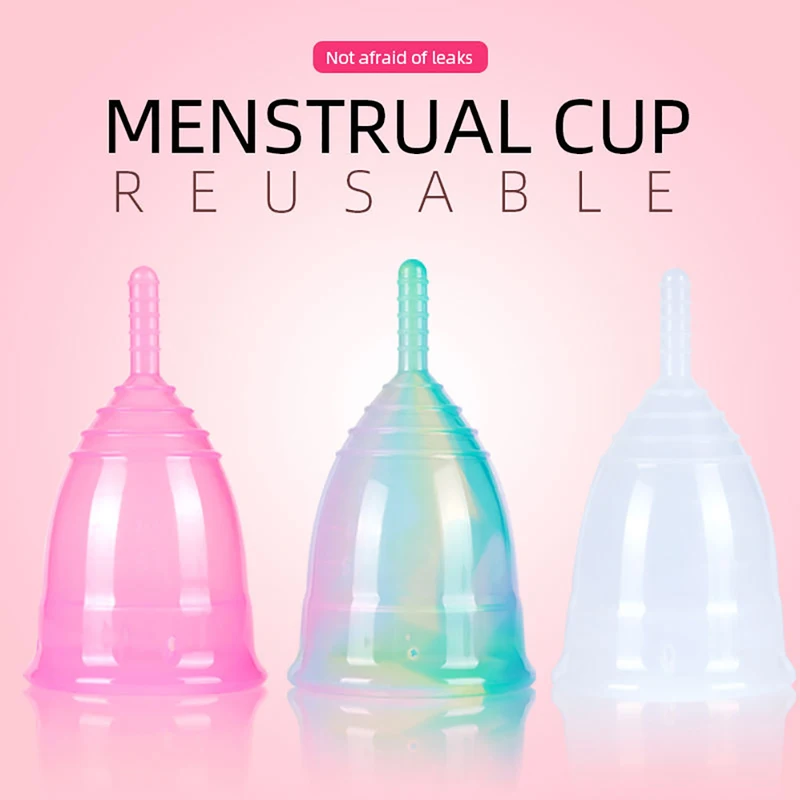 1pcs Colorful Women Cup Medical Grade Medical Silicone Menstrual Cup Feminine Hygiene Menstrual Lady Cup Health Care Period Cup Aliexpress