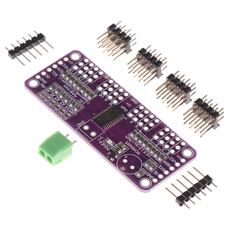 1 шт. PCA9685 16 каналов 12 бит I2C PWM Серводвигатель для Raspberry Shield Module | Компьютеры и офис