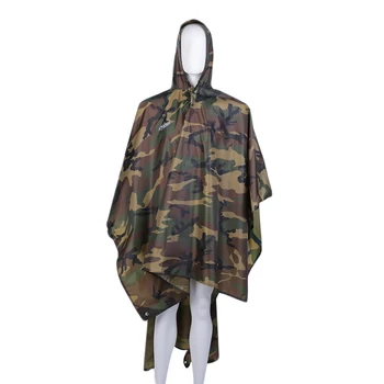 

Multi-function Unisex Raincoat Backpack Raincover Poncho Picnic Ground Mat Durable Rainwear For Outdoor Hiking Camping